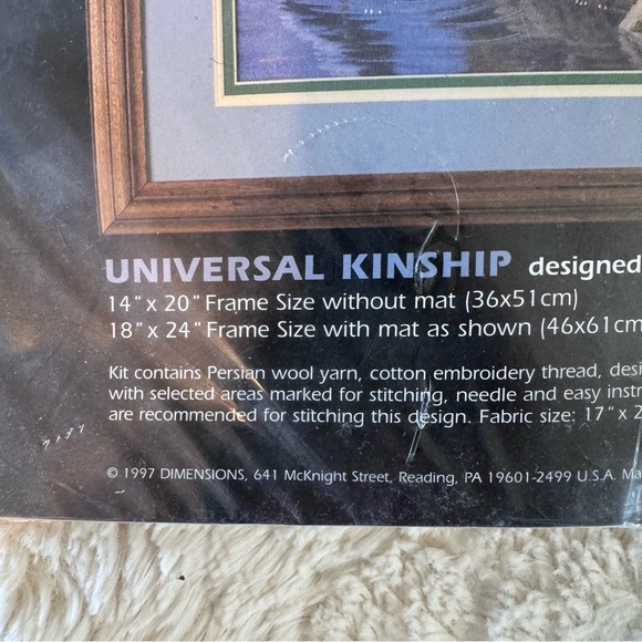 Vintage 1997 Dimensions Universal KinshipCrewel Embroidery Kit Brand New Sealed - Picture 2 of 3